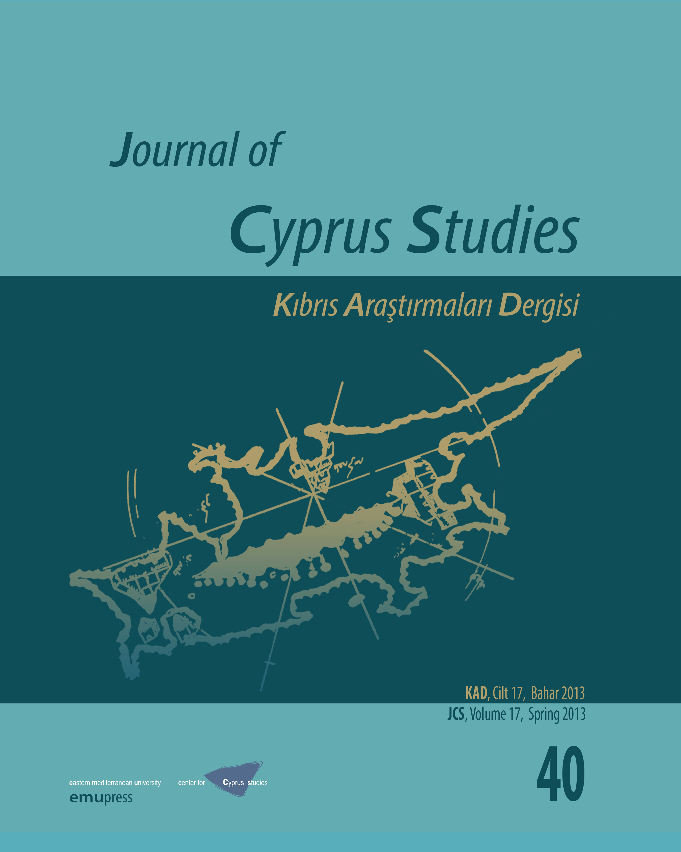 					View Vol. 17 No. 40 (2013): Journal of Cyprus Studies
				